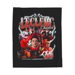 Load image into Gallery viewer, Charles Leclerc Plush Blanket F1 gifts for F1 Fans Ferrari Formula One
