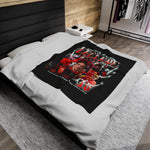 Load image into Gallery viewer, Charles Leclerc Plush Blanket F1 gifts for F1 Fans Ferrari Formula One
