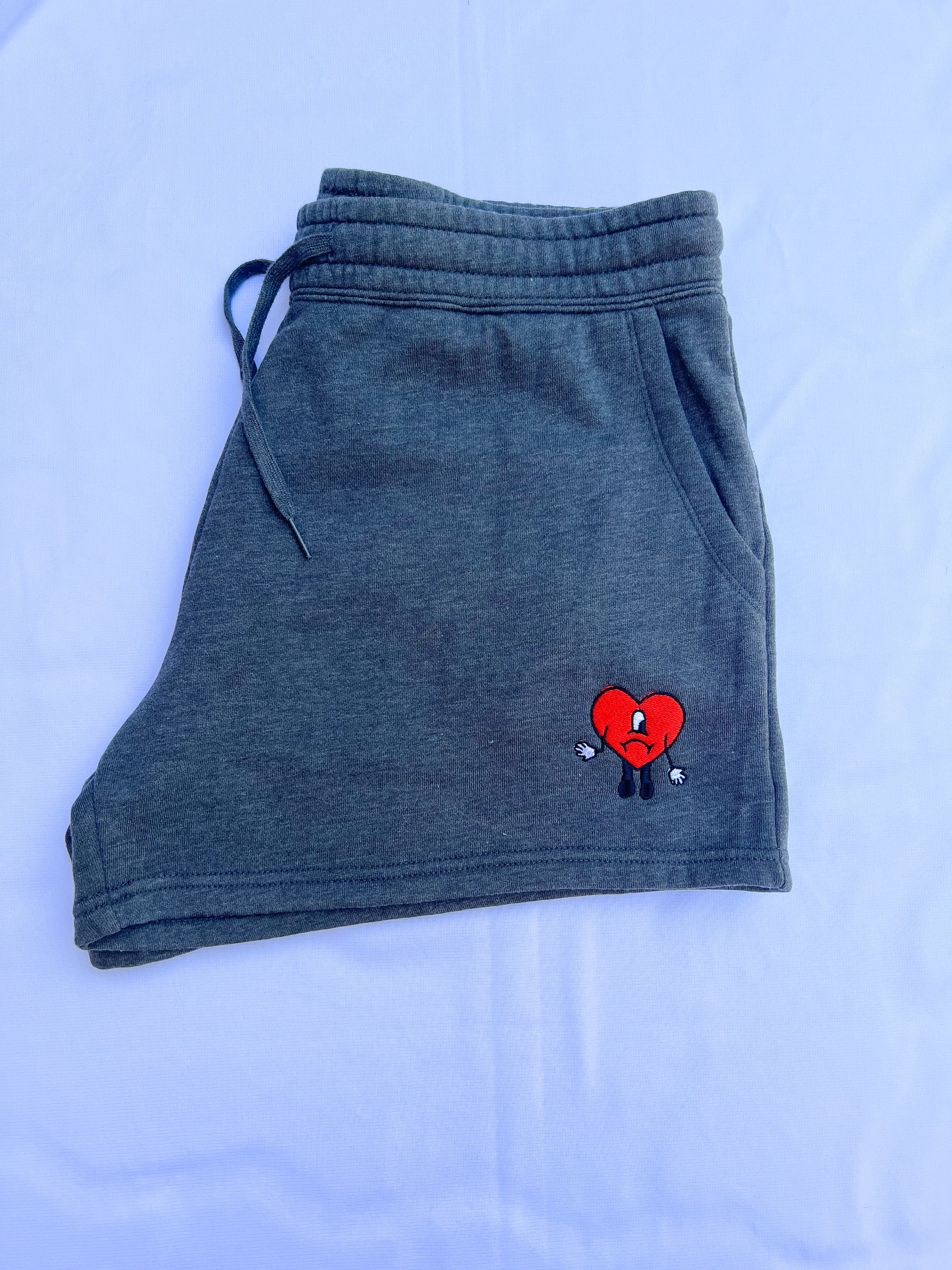 Women's Heart Drawstring Shorts